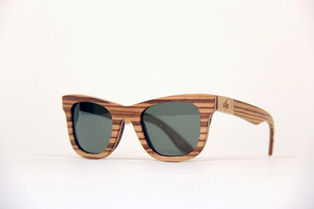 Handcrafted wooden eyewear