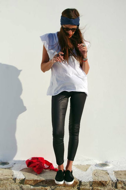 Day Look : Leather & Summer!